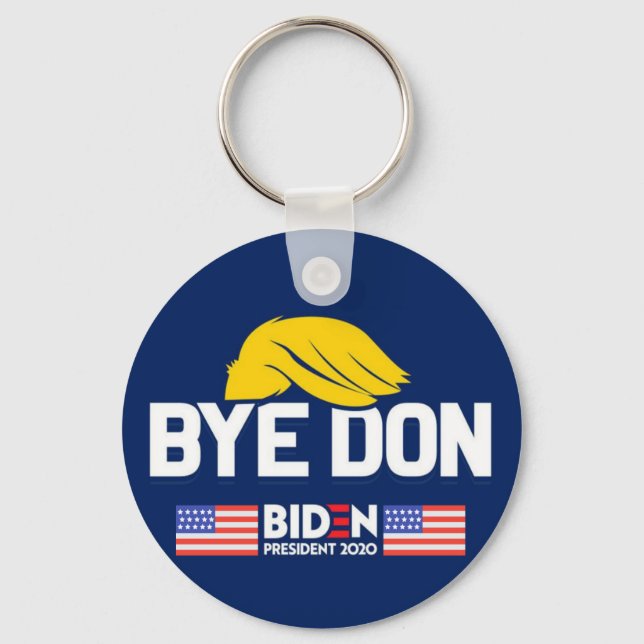 Porte-clés Bye Don BIDEN 2020 Président HARRIS (Recto)