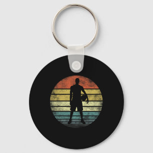 Porte-clés Bysketbyll Joueur Cadeaux Amusants Retro Style Vin
