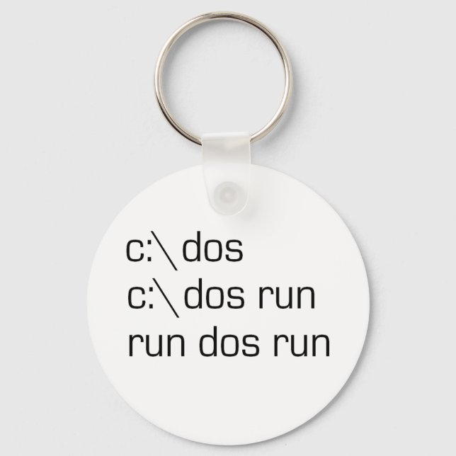 Porte-clés c :\ dos (Recto)