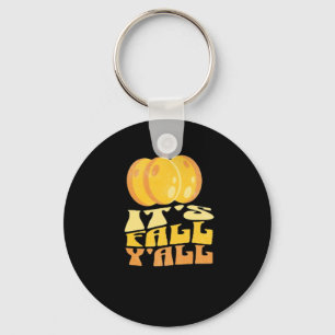 Porte-clés C’est l’automne Y’all Citrouille Retro Classic