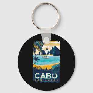 Porte-clés Cabo San Lucas Tropical Beach Mexique Travel Vinta
