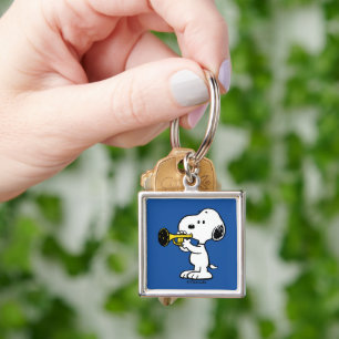 Porte-clés cacahuètes   Joueur de trompette Snoopy