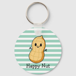 Porte-clés Cacao Kawaii Dessin Animé – Écrou Sourire Mignon
