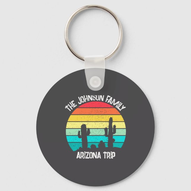 Porte-clés Cactus Sunset Arizona Desert Trip Womens _1  (Recto)