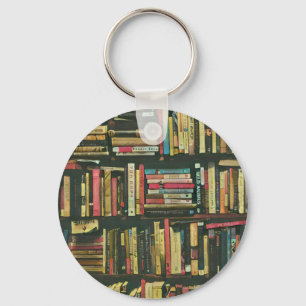 Porte-clés cadeau amoureux de bibliothèque cool