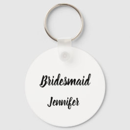 Porte-clés Cadeau Bridesmaid Nom personnalisé Cadeaux Mariage