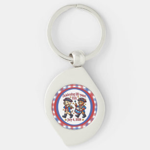 Porte-clés Cadeau commémoratif du 250e anniversaire des États