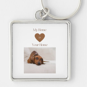 Porte-clés Cadeau d'accueil pour amateur de chiens Doux Dachs