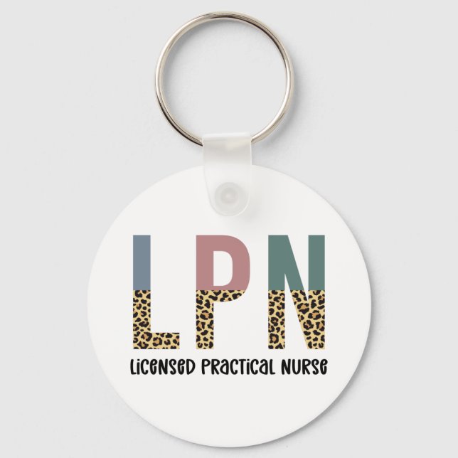 Porte-clés Cadeau d'admission à l'infirmière pratique autoris (Recto)