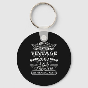 Porte-clés Cadeau d'anniversaire 18 ans pour légende vintage