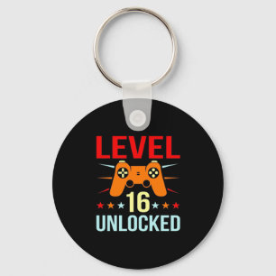 Porte-clés Cadeau d'anniversaire   Gamer déverrouillé de nive