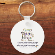 Cadeau d'art du zodiaque Gémeaux Génie