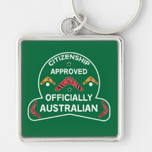 Porte-clés Cadeau de citoyenneté australienne   Citoyenneté a