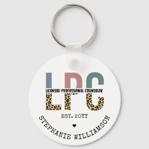 Porte-clés Cadeau de conseiller professionnel autorisé LPC p