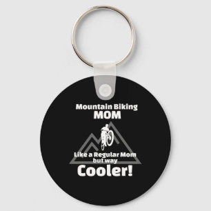 Porte-clés Cadeau de cyclisme en montagne pour maman cycliste