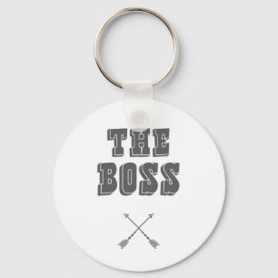 Porte-clés Cadeau de jumelage Couples Cadeau The Boss Cadeau