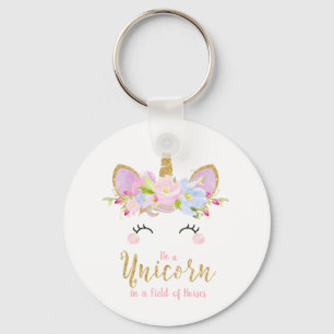 Porte-clés Cadeau de la clé de la licorne mignonne Anniversai