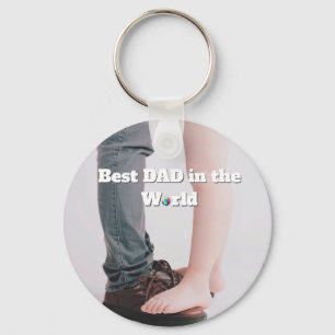 Porte-clés Cadeau de la fête des pères pour papa \ Meilleur p