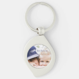 Porte-clés Cadeau de la fête des pères pour papa Photo et n