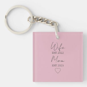Porte-clés Cadeau de la Saint-Valentin minimaliste pour femme