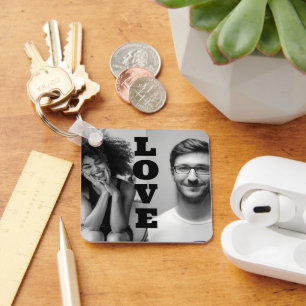 Porte-clés Cadeau de la Saint-Valentin pour couples photo noi