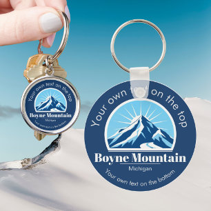 Porte-clés Cadeau de la station de ski Boyne Mountain Michiga