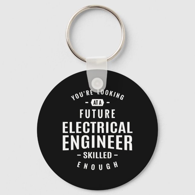Porte-clés Cadeau de l'ingénieur électrique (Recto)