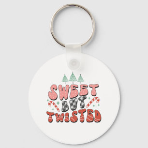 Porte-clés Cadeau de Noël doux mais tordu