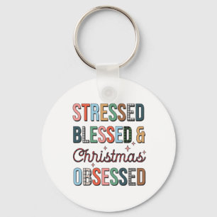 Porte-clés Cadeau De Noël Insisté Béni Et Obsédé