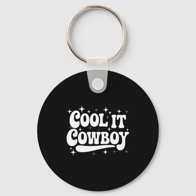 Porte-clés Cadeau d'été de citation sarcastique de western de (Recto)