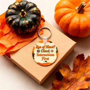 Porte-clés Cadeau drôle d'Halloween pour pharmacien sorcière