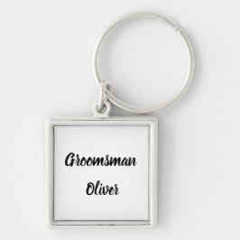 Porte-clés Cadeau Groomsman Nom personnalisé Cadeaux Mariage