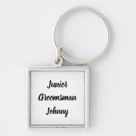 Porte-clés Cadeau Junior Groomsman Personnalisé Nom Cadeaux M