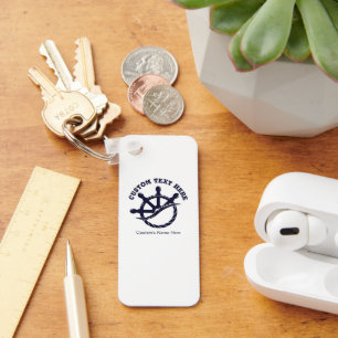 Porte-clés Cadeau nautique de bateau de capitaine personnalis