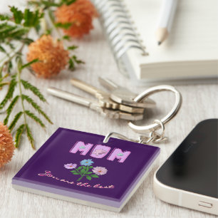 Porte-clés Cadeau personnalisé de la fête des mères