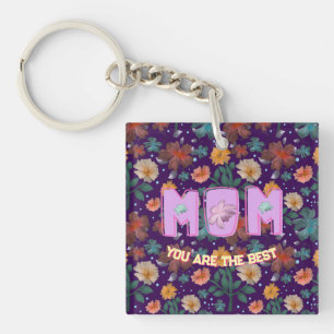 Porte-clés Cadeau personnalisé de la fête des mères pour le b
