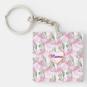 Porte-clés Cadeau personnalisé et sur mesure de fleurs à l'aq