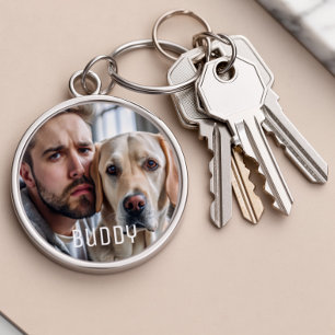 Porte-clés Cadeau personnalisé mignon pour amateur de chiens,