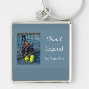 Porte-clés Cadeau Personnalisé Padel Legend pour Lui