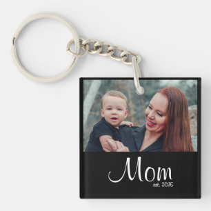Porte-clés Cadeau Photo de Maman