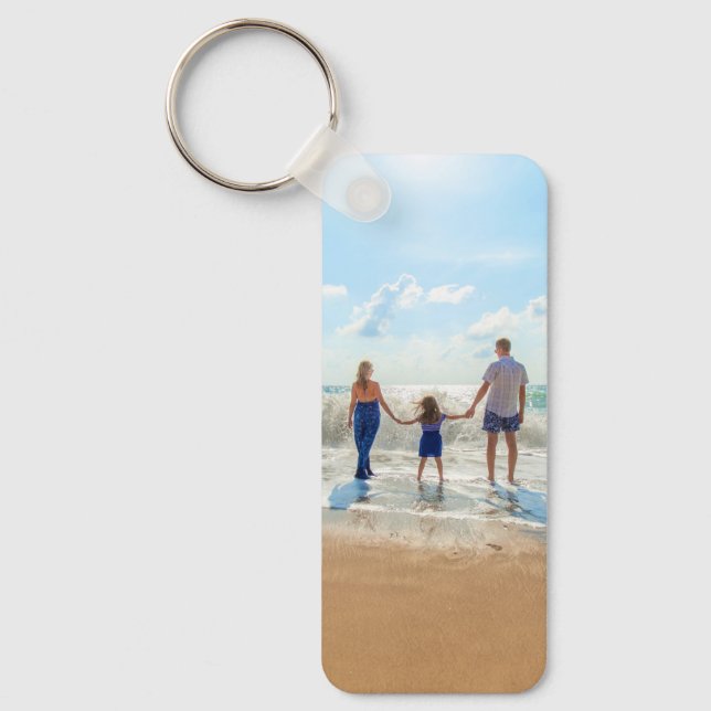 Porte-clés Cadeau photo Porte - clé personnalisé avec vos pho (Recto)