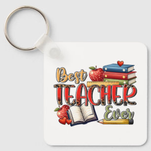 Porte-clés Cadeau pour Enseignant Meilleur Enseignant Jamai