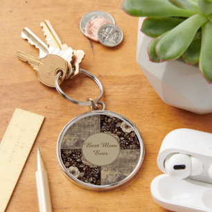 Porte-clés Cadeau pour maman, Meilleure maman qui soit, Belle