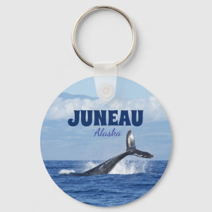 Porte-clés cadeau Queue de Baleine Scénique Juneau