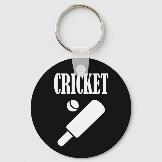 Porte-clés Cadeau sport cricket (Recto)