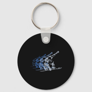 Porte-clés Cadeau vintage pour Snowboard Wintersport Retro Sn