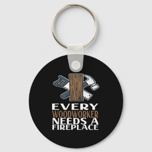 Porte-clés Cadeau Woodworker Woodworking