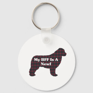 Porte-clés Cadeaux BFF de Terre-Neuve