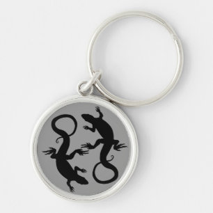 Porte-clés Cadeaux d'art de reptile de cool de porte - clé
