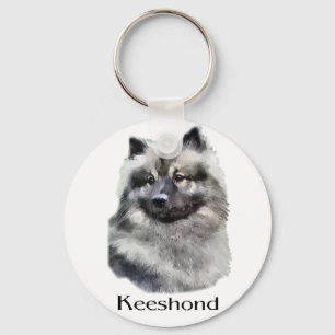 Porte-clés Cadeaux d'art Keeshond
